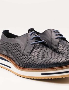 Zapato Angel Infantes  04056A crust Semicromo Navy de hombre