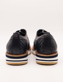 Zapato Angel Infantes  04056A crust Semicromo Navy de hombre