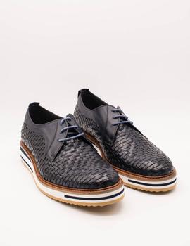 Zapato Angel Infantes  04056A crust Semicromo Navy de hombre