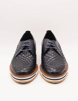 Zapato Angel Infantes  04056A crust Semicromo Navy de hombre