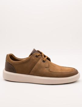 Zapato Clarks Cambro Lace Tan Nubuck de hombre.