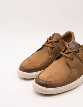 Zapato Clarks Cambro Lace Tan Nubuck de hombre.