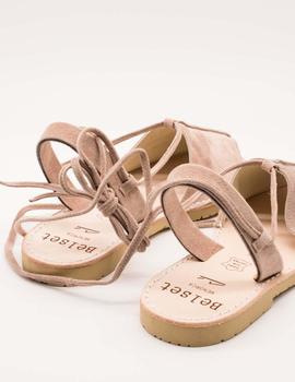 Sandalia Belset V110 MARE BABY SILK NUDE de mujer.