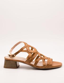 Sandalia Kess 21135 trenzado cuero de mujer.