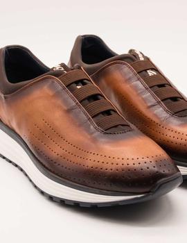 Zapato Angel Infantes 23016C Victoria N. cuero de hombre.