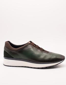 Zapato Angel Infantes 23016V Victoria Verde de hombre.