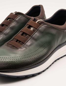 Zapato Angel Infantes 23016V Victoria Verde de hombre.