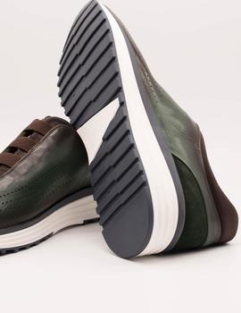 Zapato Angel Infantes 23016V Victoria Verde de hombre.