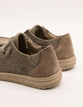 Zapato Skechers 66387 MELSON REYMON KHK de hombre.