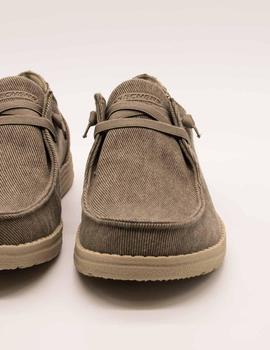 Zapato Skechers 66387 MELSON REYMON KHK de hombre.