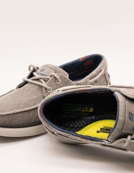 Zapato Skechers 65908 STATUS 2.0 LORANO LTGY de hombre.