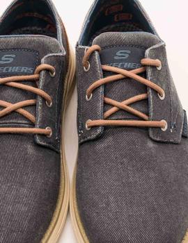 Zapato Skechers 65910 STATUS 2.0 PEXTON NVY de hombre.