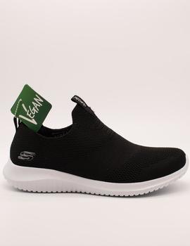 Deportivo Skechers 12837 ULTRA FLEX FIRST TAKE BKW de mujer.