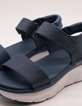 Sandalia Skechers 119226 D´LUX WALKER NEW BLOCK SL de mujer.