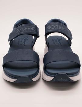 Sandalia Skechers 119226 D´LUX WALKER NEW BLOCK SL de mujer.