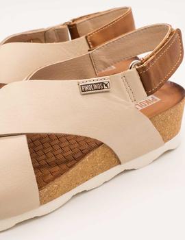 Sandalia Pikolinos MAHON W9E-0912 MARFIL de mujer.