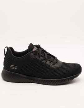 Deportivo Skechers 32504 BOBS SQUAD TOUGH TALK BBK de mujer.