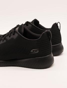 Deportivo Skechers 32504 BOBS SQUAD TOUGH TALK BBK de mujer.