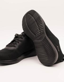 Deportivo Skechers 32504 BOBS SQUAD TOUGH TALK BBK de mujer.
