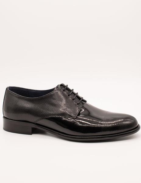 Zapato Donattelli 10944 negro placado de hombre.