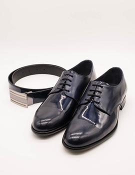 Zapato Donattelli 10944 Bronx marino placado de hombre.