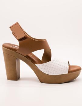 Sandalia Marila 9898GR/M-24 blanco/cuero