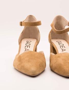 ZAPATO GADEA  41364 ANTE CAMEL DE MUJER.