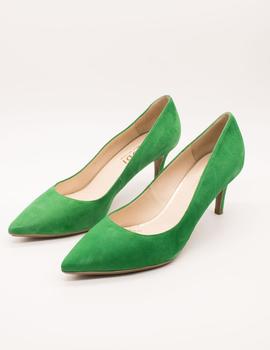 Zapato Lodi Enrica-GO ANTE VERDE DE MUJER.