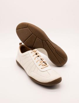 Zapato Clarks Autumn Garden White nubuck de mujer.