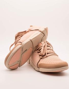 Deportivo Clarks Tri Amelia Light Pink combi de mujer.