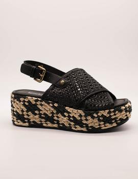 Sandalia Pikolinos W5X-1748C1 black de mujer.