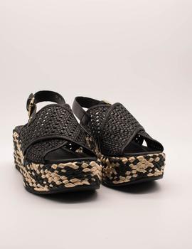 Sandalia Pikolinos W5X-1748C1 black de mujer.