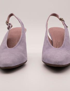 Zapato Wonders M-2060 ANTE LILA de mujer.