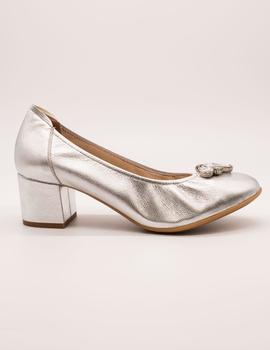 Bailarina Sabrinas 79010 metal 18 plata de mujer.