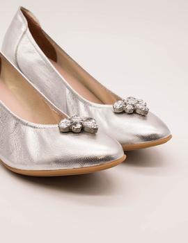 Bailarina Sabrinas 79010 metal 18 plata de mujer.