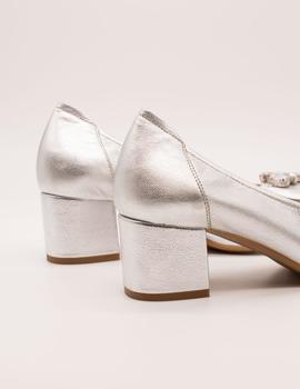 Bailarina Sabrinas 79010 metal 18 plata de mujer.