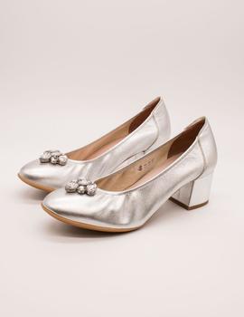 Bailarina Sabrinas 79010 metal 18 plata de mujer.