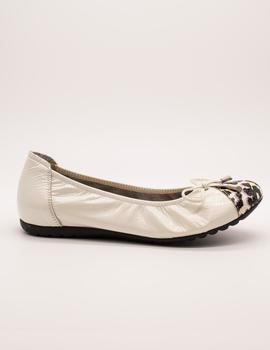 Bailarina Sabrinas 41009 Leopardo 1 malva charol b de mujer.