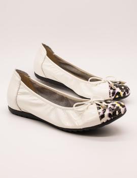 Bailarina Sabrinas 41009 Leopardo 1 malva charol b de mujer.