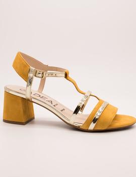 SANDALIA GADEA 41369 ANTE/MOSTAZA de mujer.