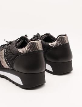Deportivo Cetti 847 NAPA ACOLCHADO NEGRO de mujer.