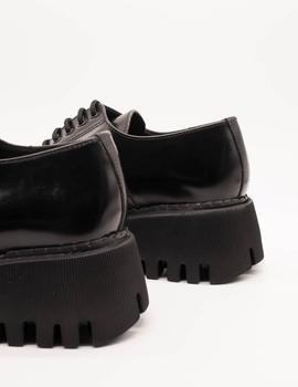 Zapato Marnat ambra antick negro de mujer.