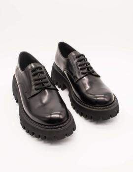 Zapato Marnat ambra antick negro de mujer.