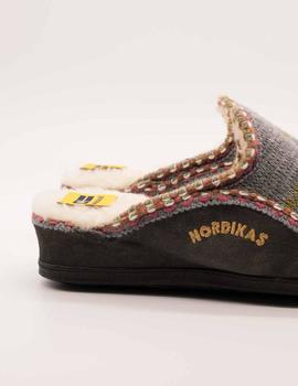 Zapatilla Nordika´s 1502 cabaña gris de mujer