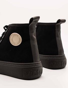 Zapatilla Victoria Abotinada 1270106 Negro de mujer